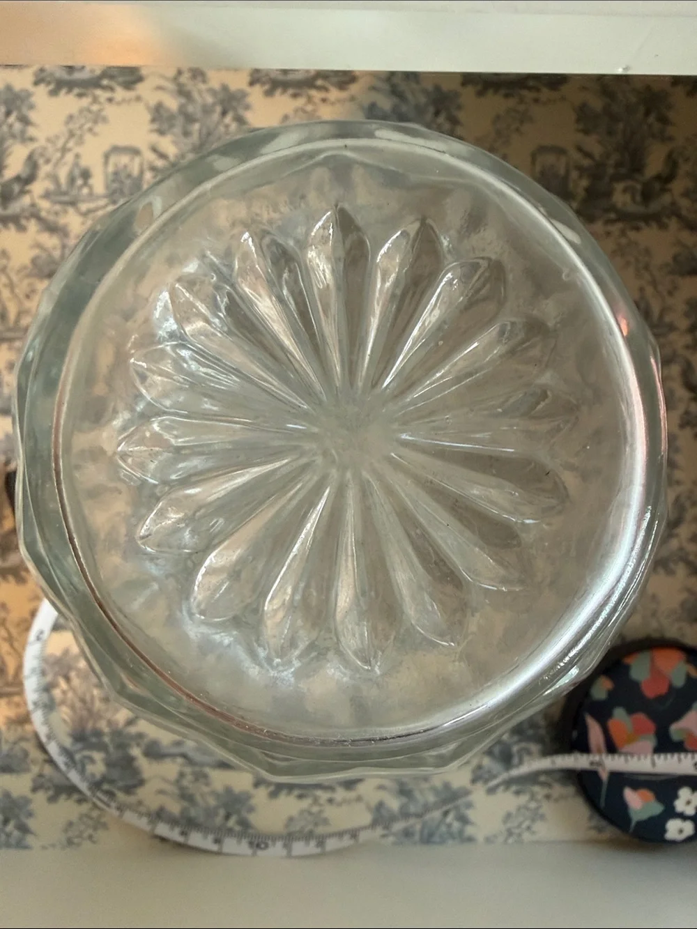 Vintage Clear Genie Bottle Bud Vase